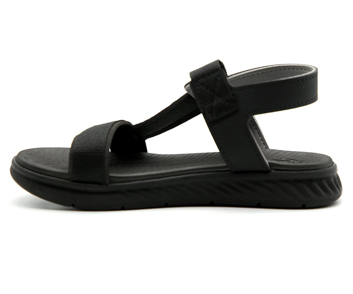 br black fabric sport sandal