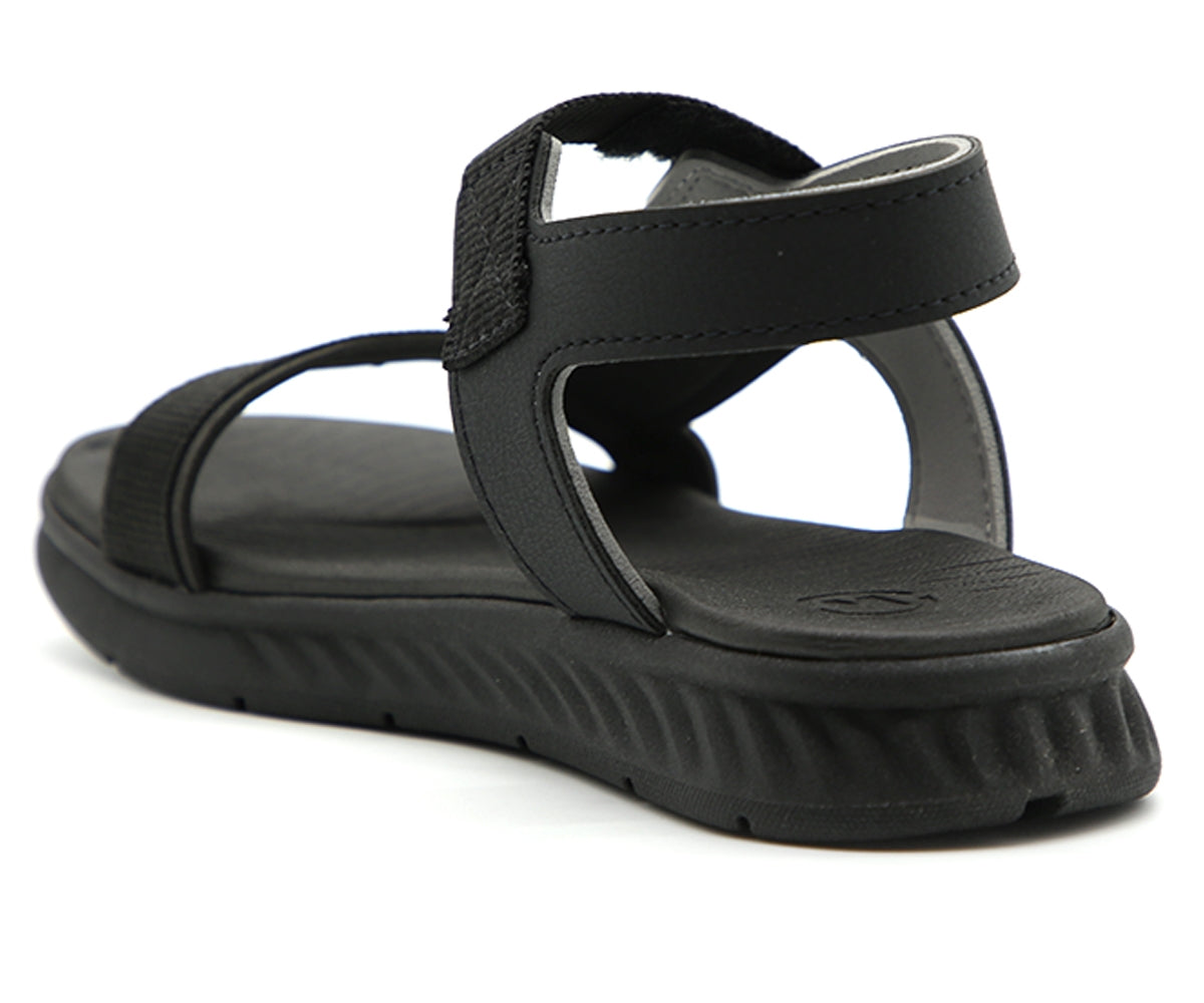 br black fabric sport sandal