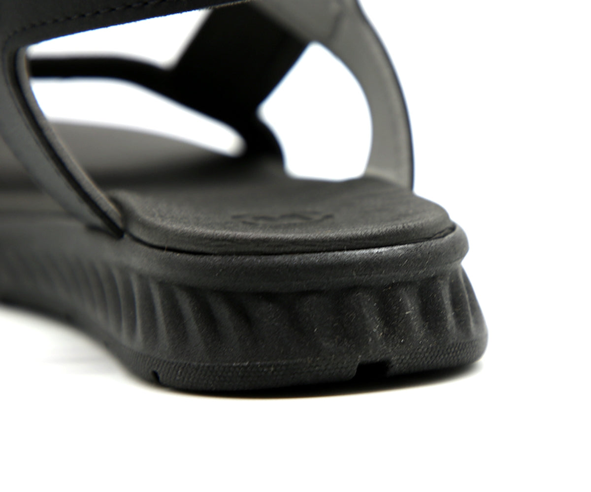 br black fabric sport sandal