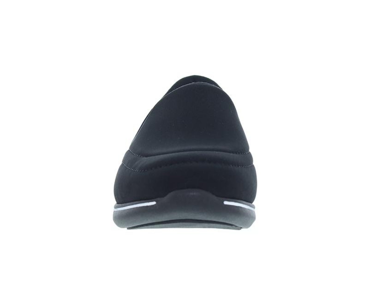 br comfy all black lycra loafer