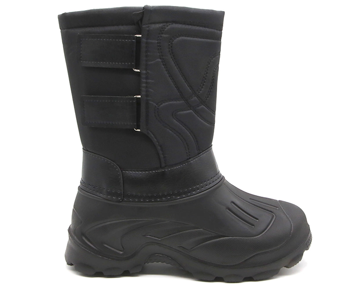 black snowboot