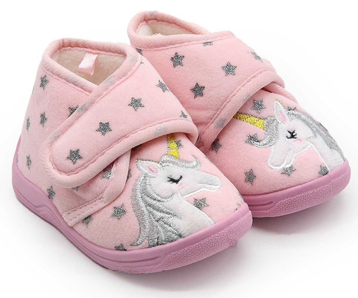 pink unicorn slippers