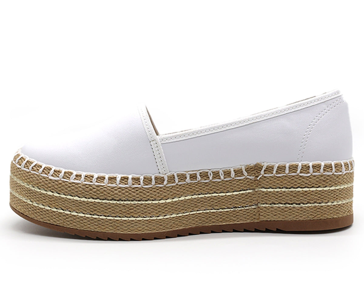br flatform white espadrilles