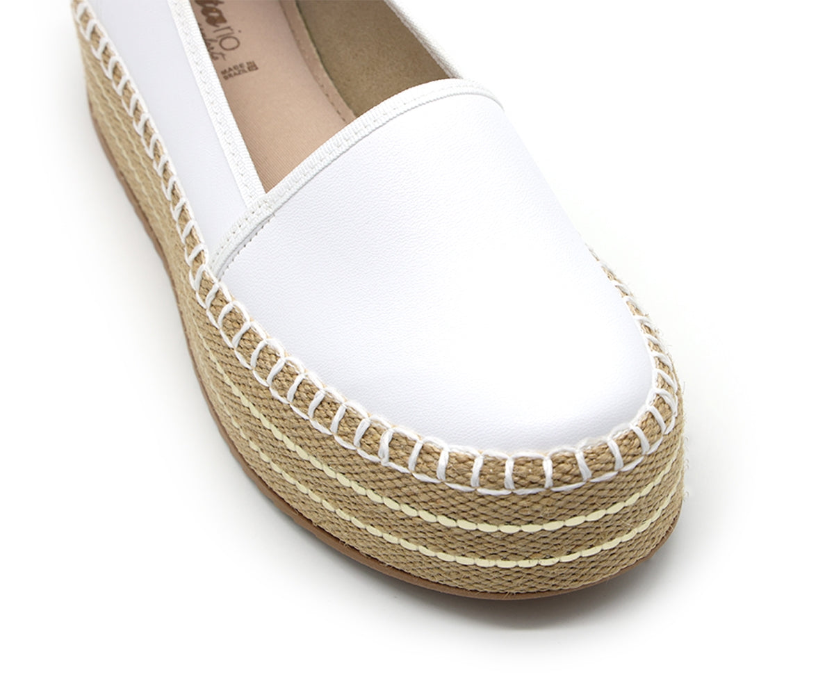 br flatform white espadrilles