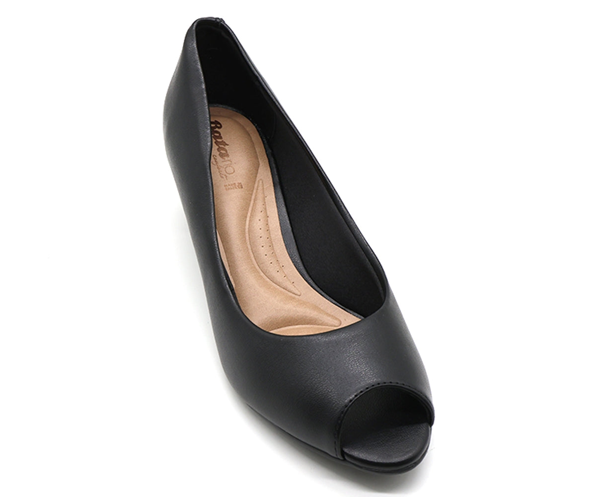 br black peep-toes