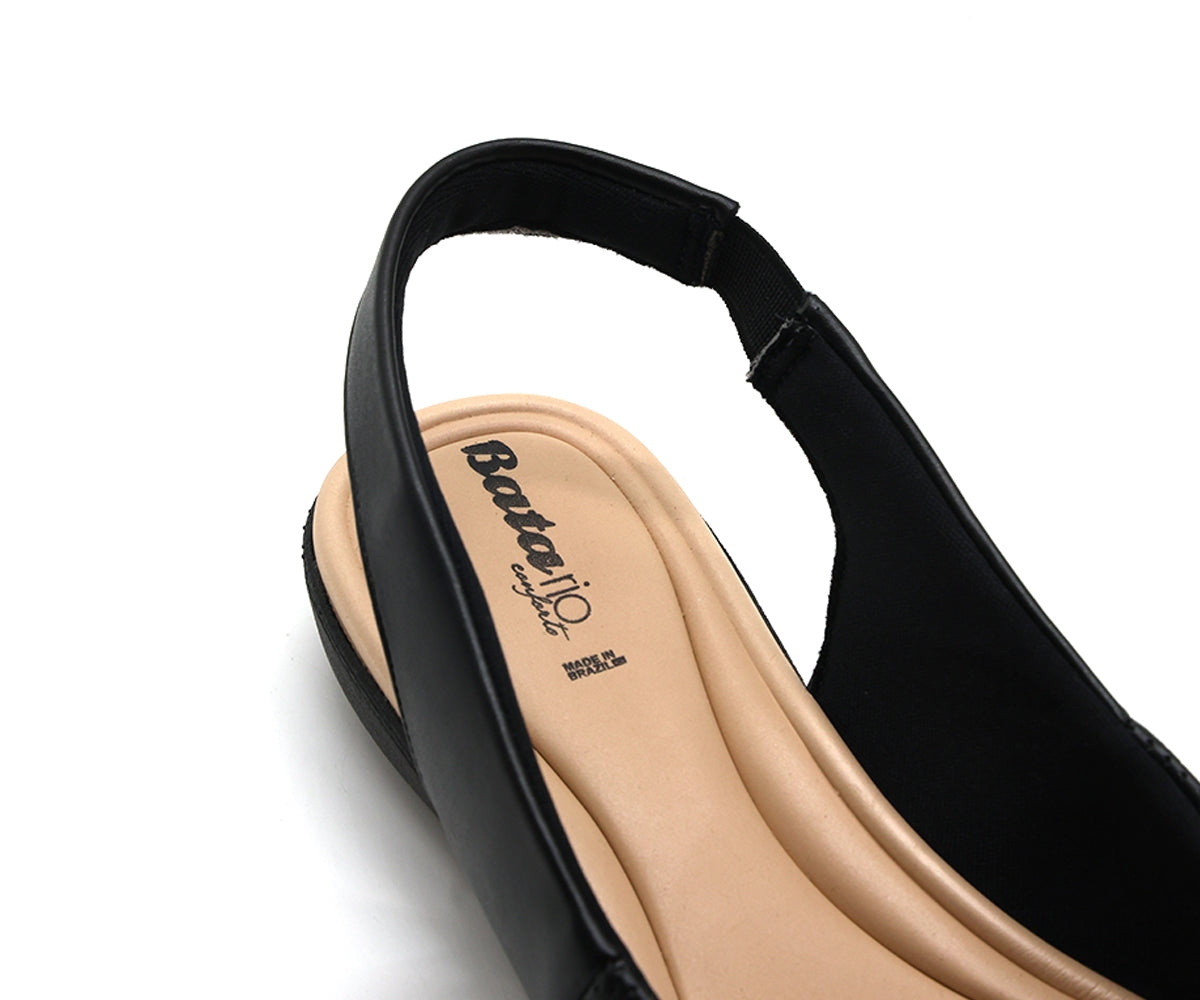 br slingback black sandal
