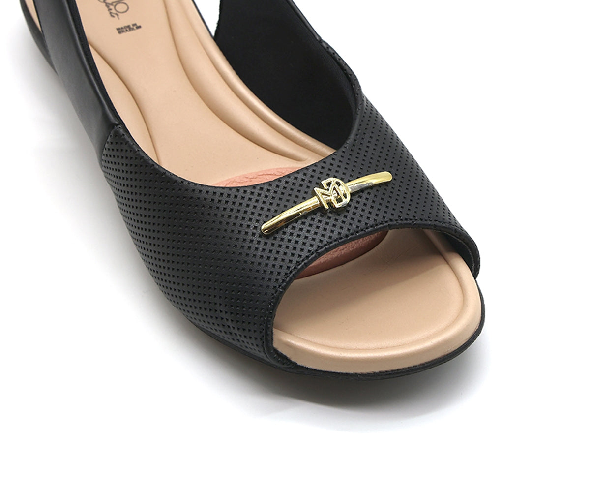 br slingback black sandal