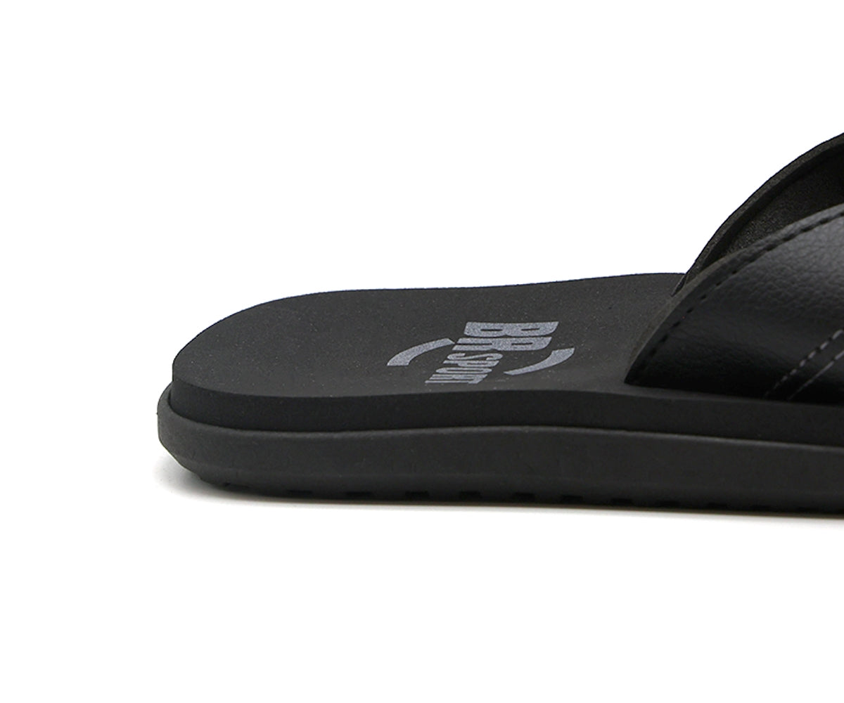 br sport all black flip flop