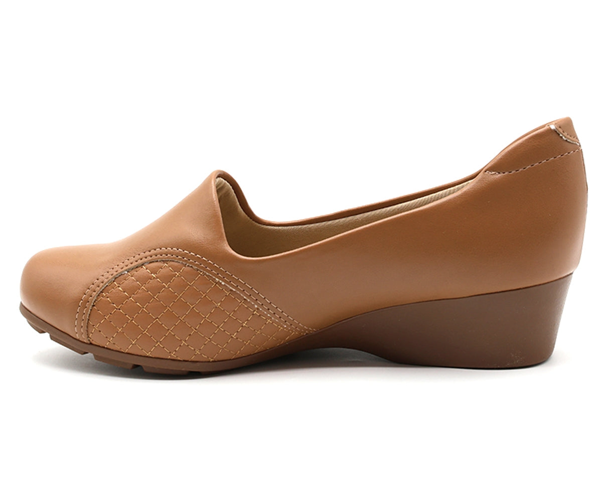 br nude wedge w/ bunion support