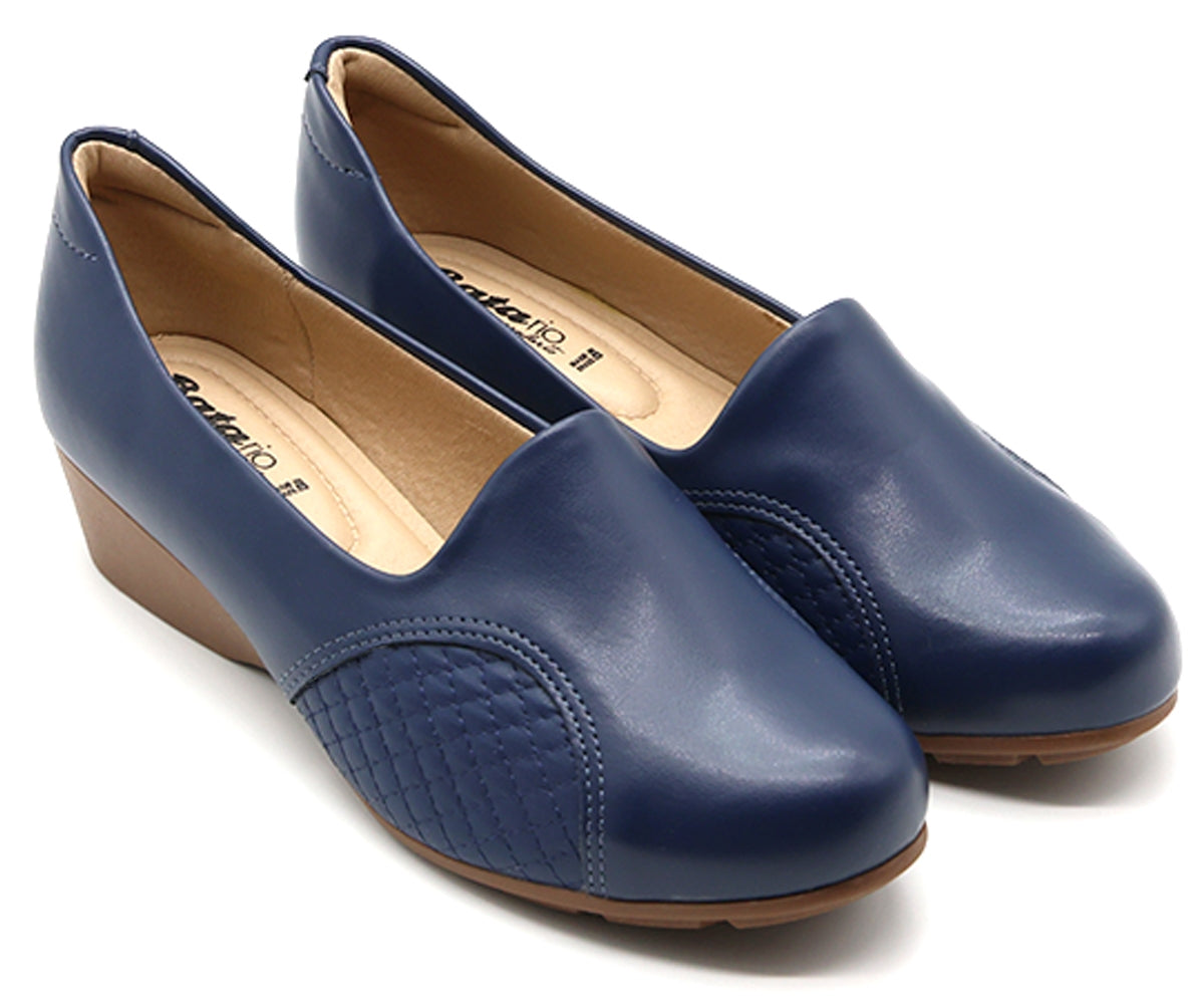 br navy wedge w/ bunion support