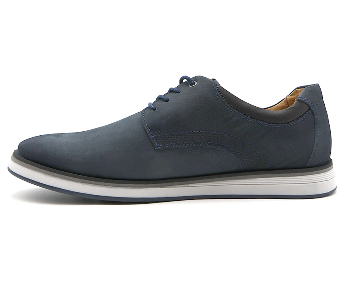 b premium navy derby lace-ups