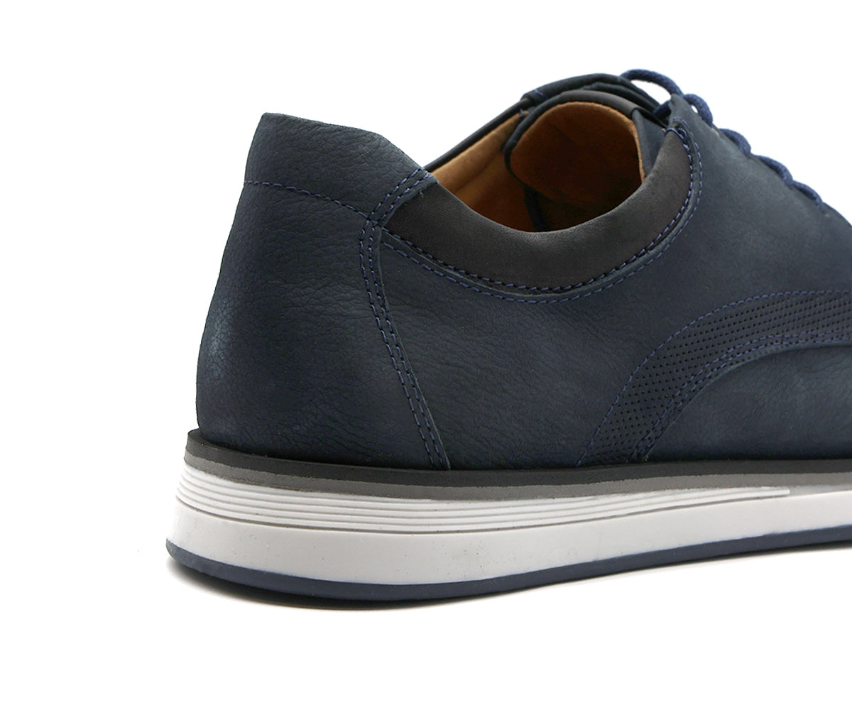 b premium navy derby lace-ups
