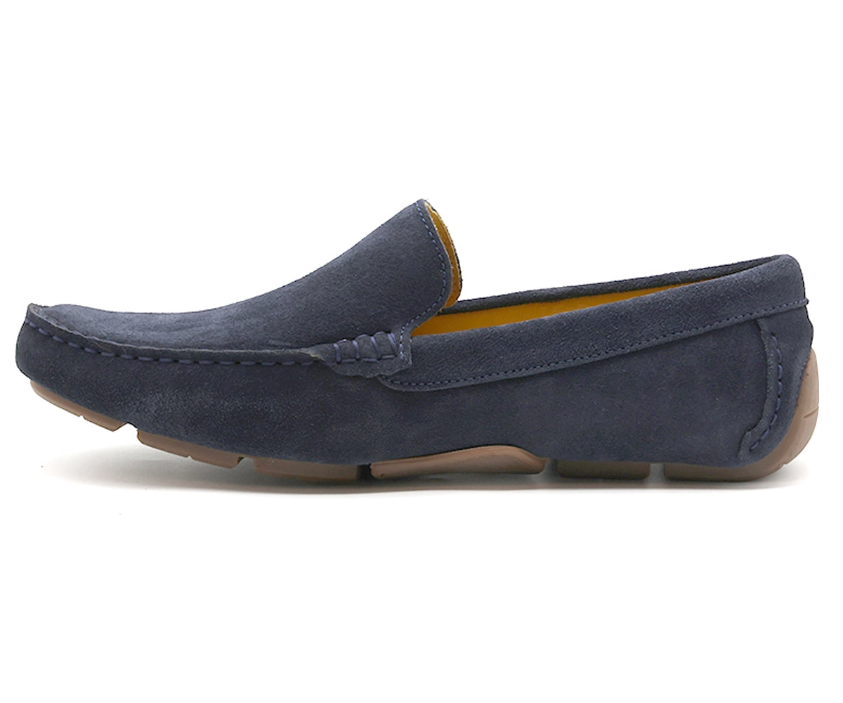 b premium navy moccasins
