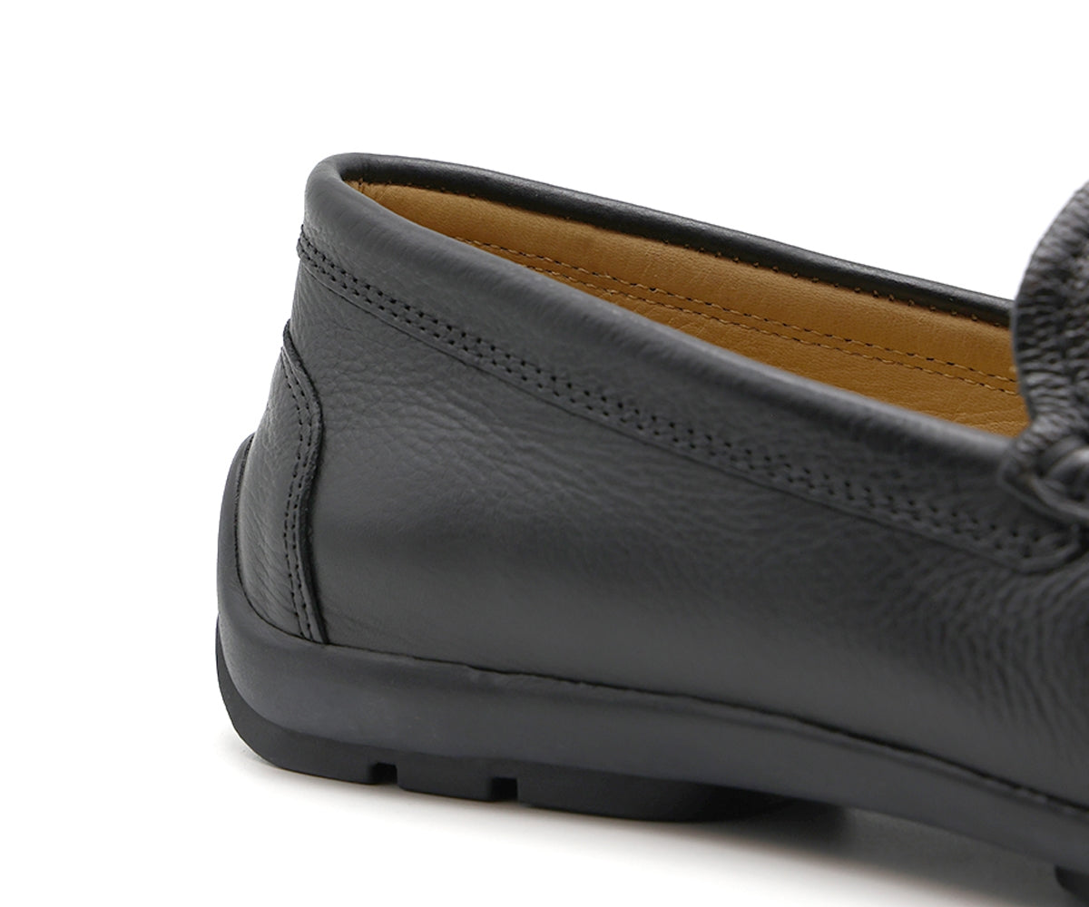 b premium black moccasins