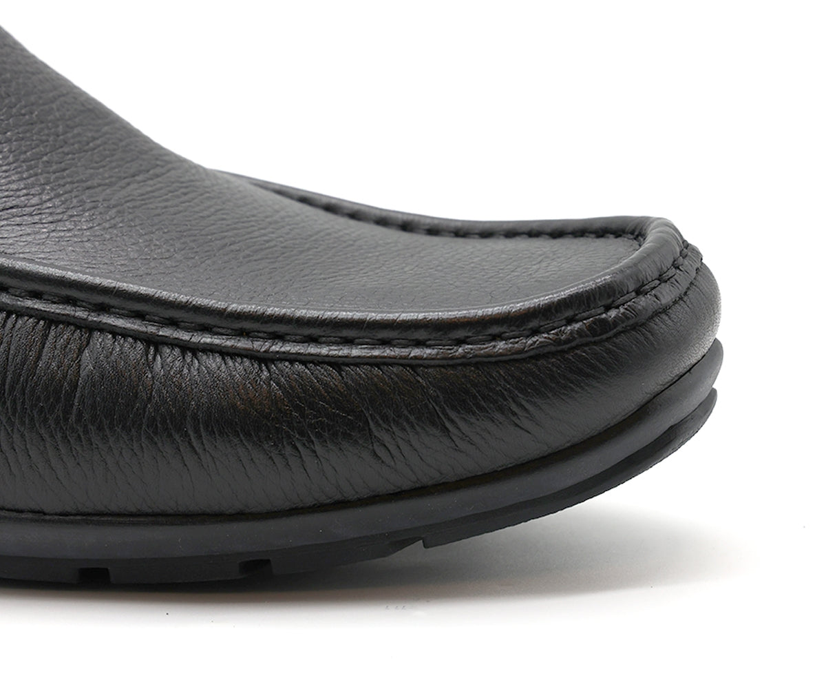 b premium black moccasins