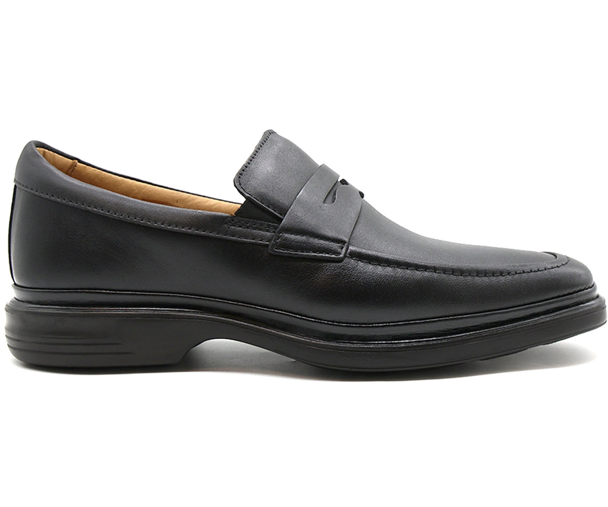 b premium black penny loafer
