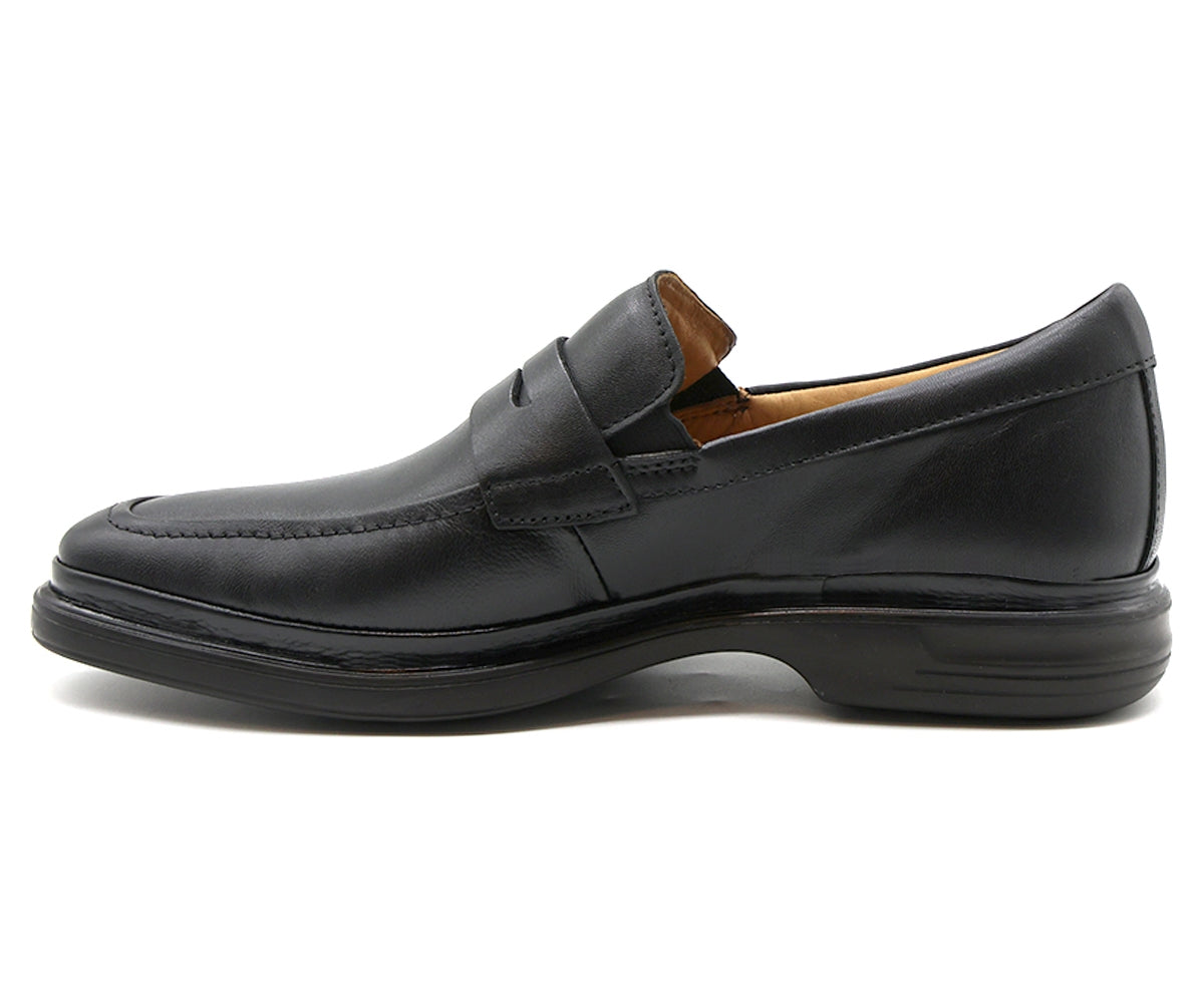 b premium black penny loafer