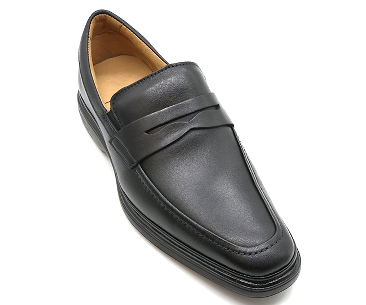 b premium black penny loafer