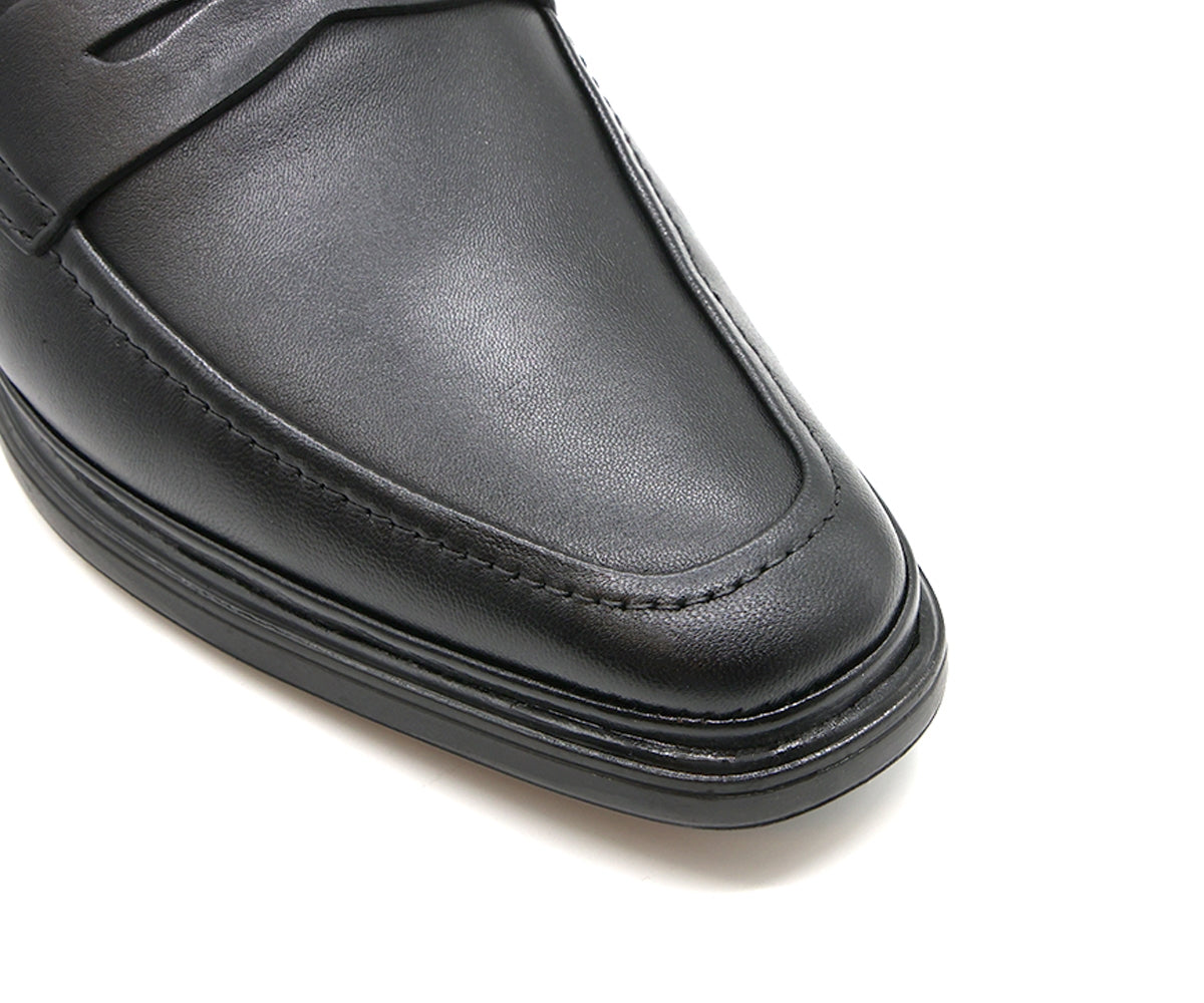 b premium black penny loafer