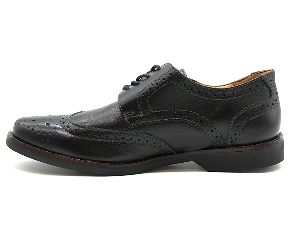 b premium black brogues