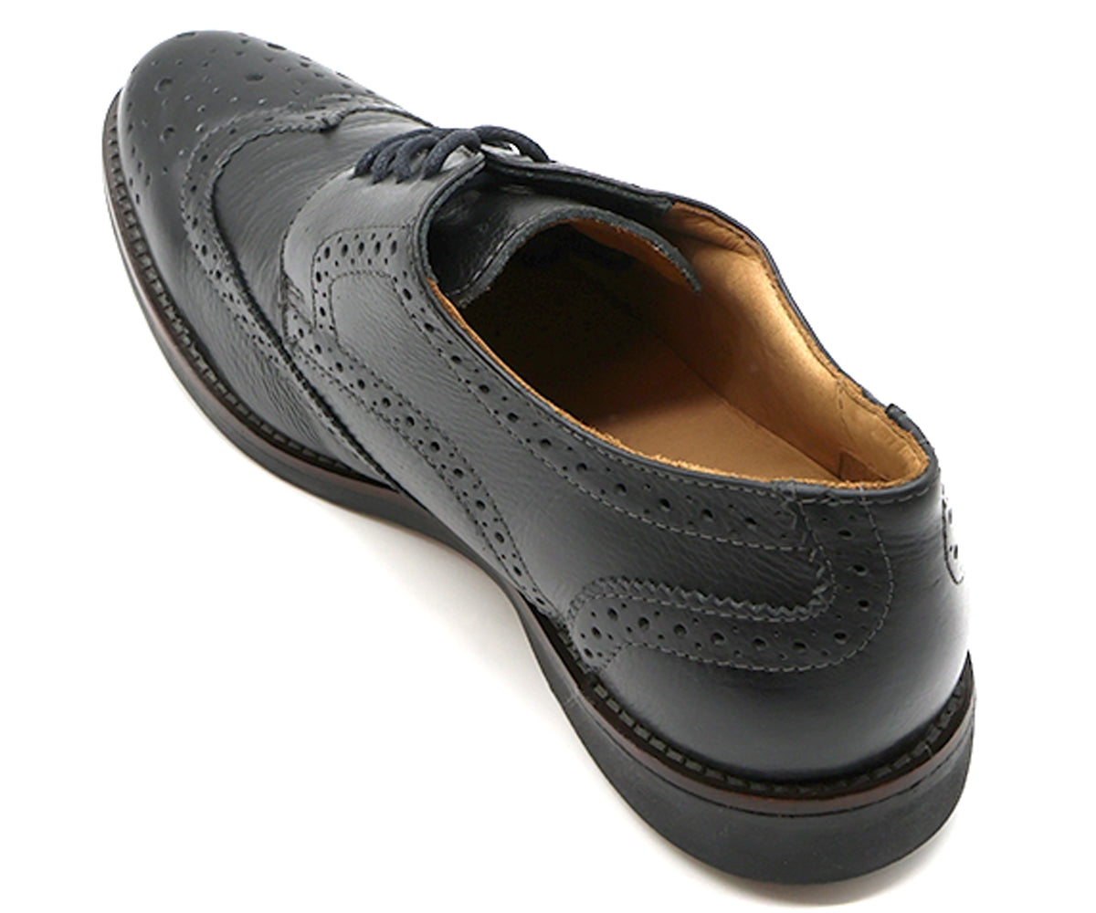 b premium black brogues