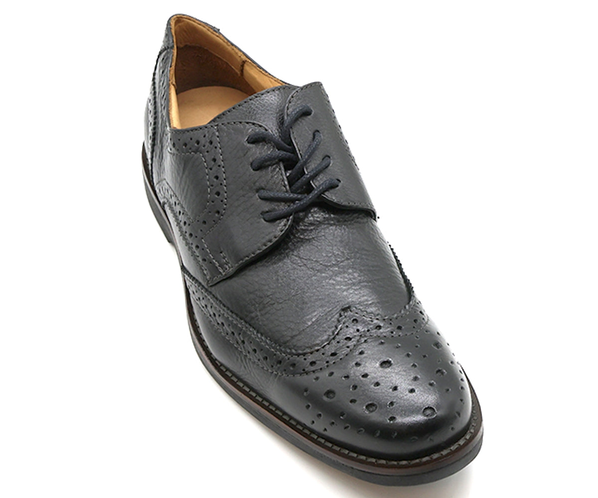 b premium black brogues