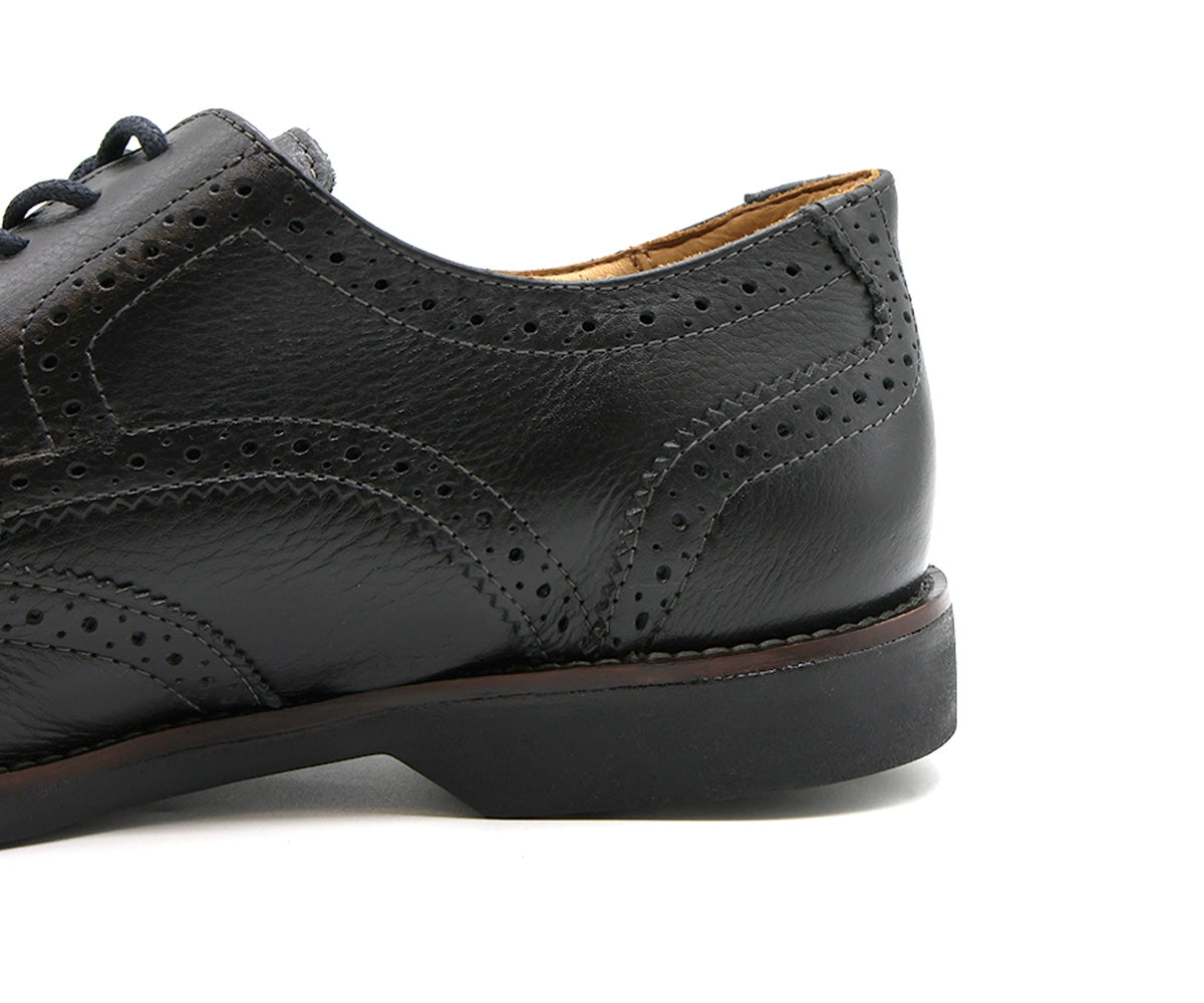 b premium black brogues