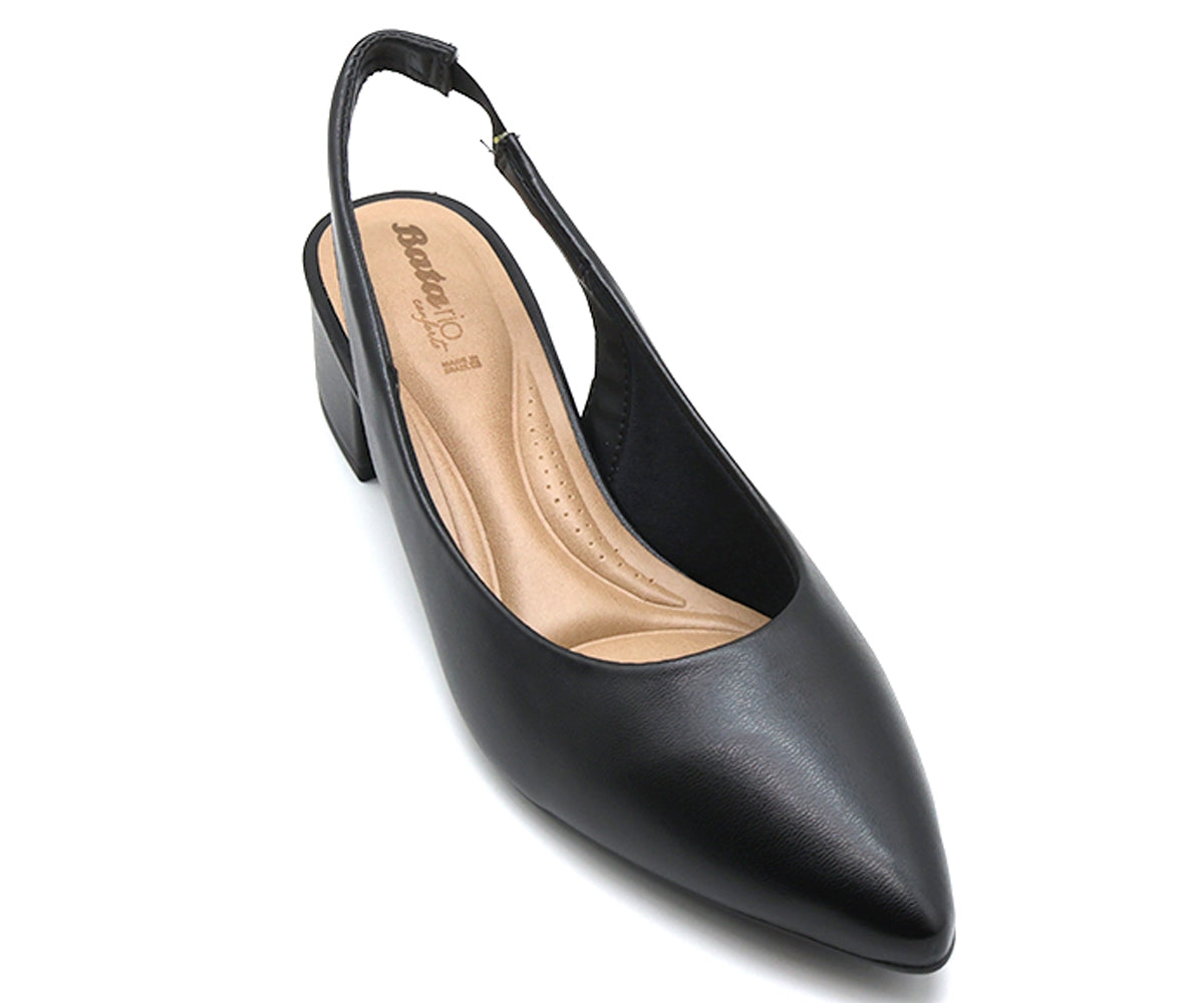 br classic low black slingback stilletos