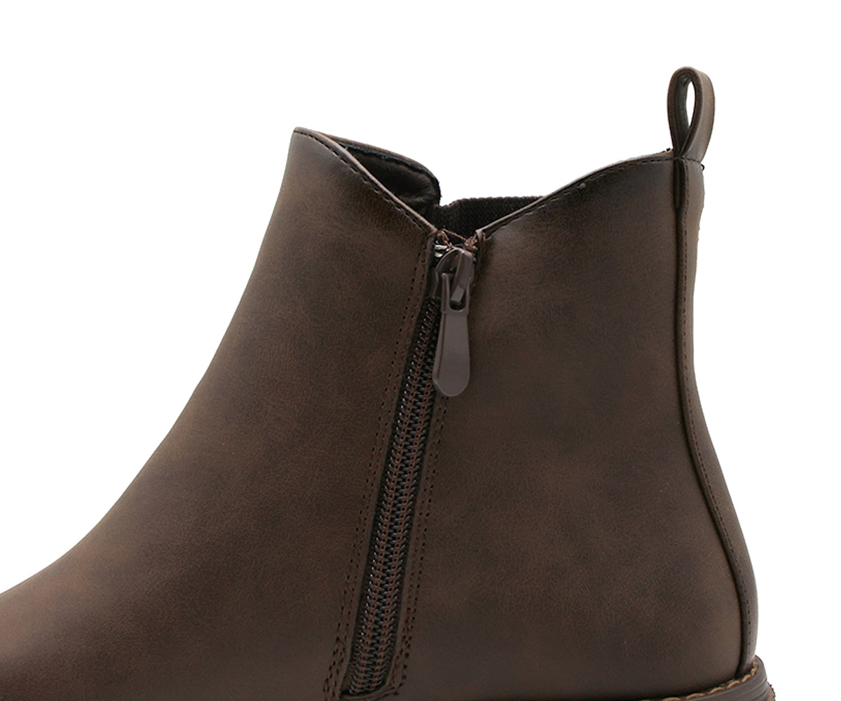 brown chelsea boot