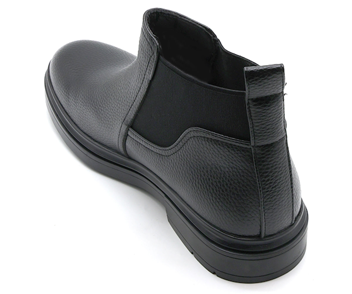 easy-on black derby boot