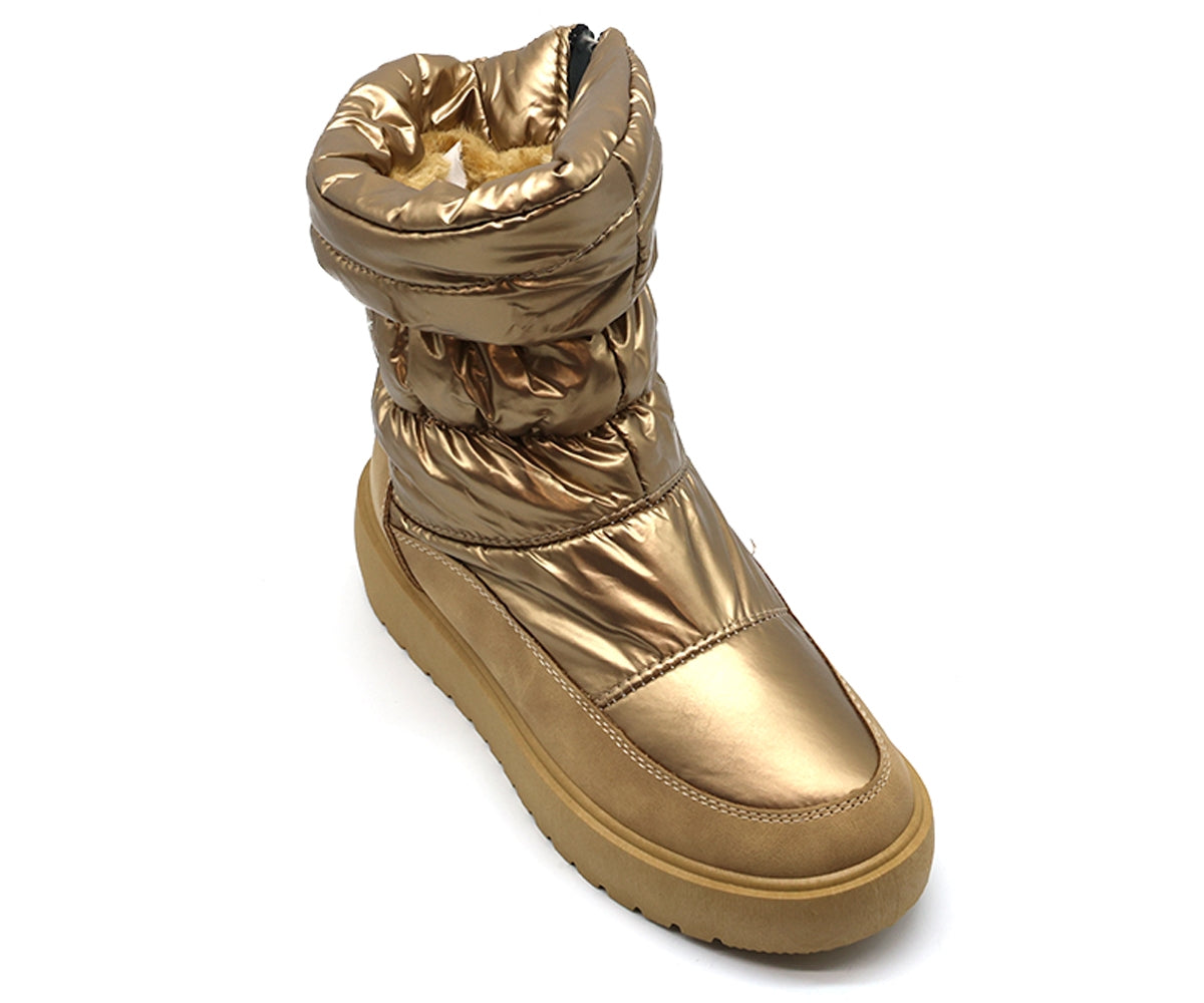 gold nylon boot