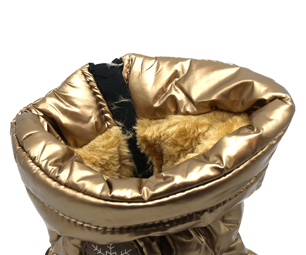 gold nylon boot