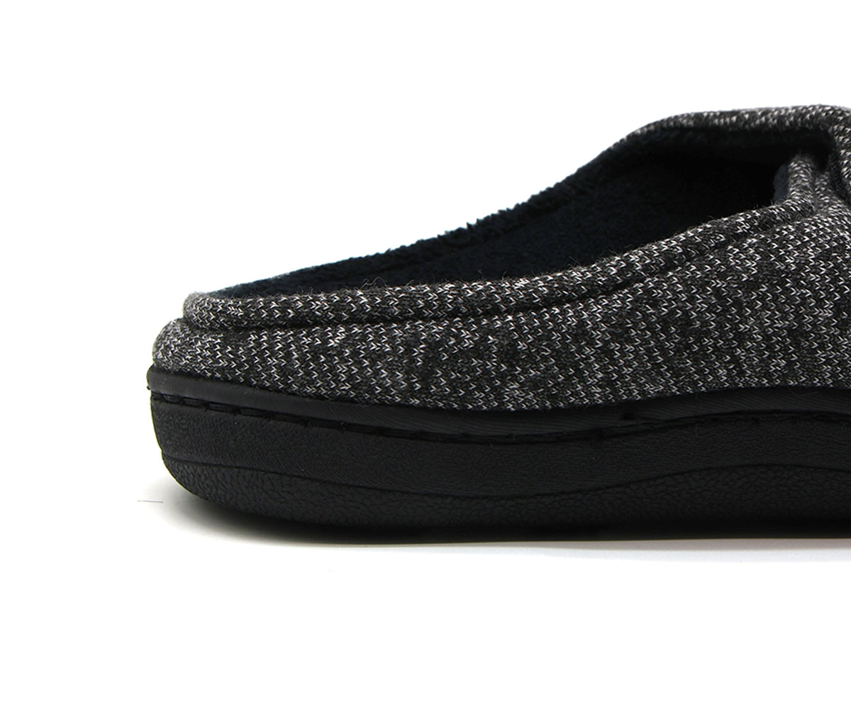drk grey velcro house slippers