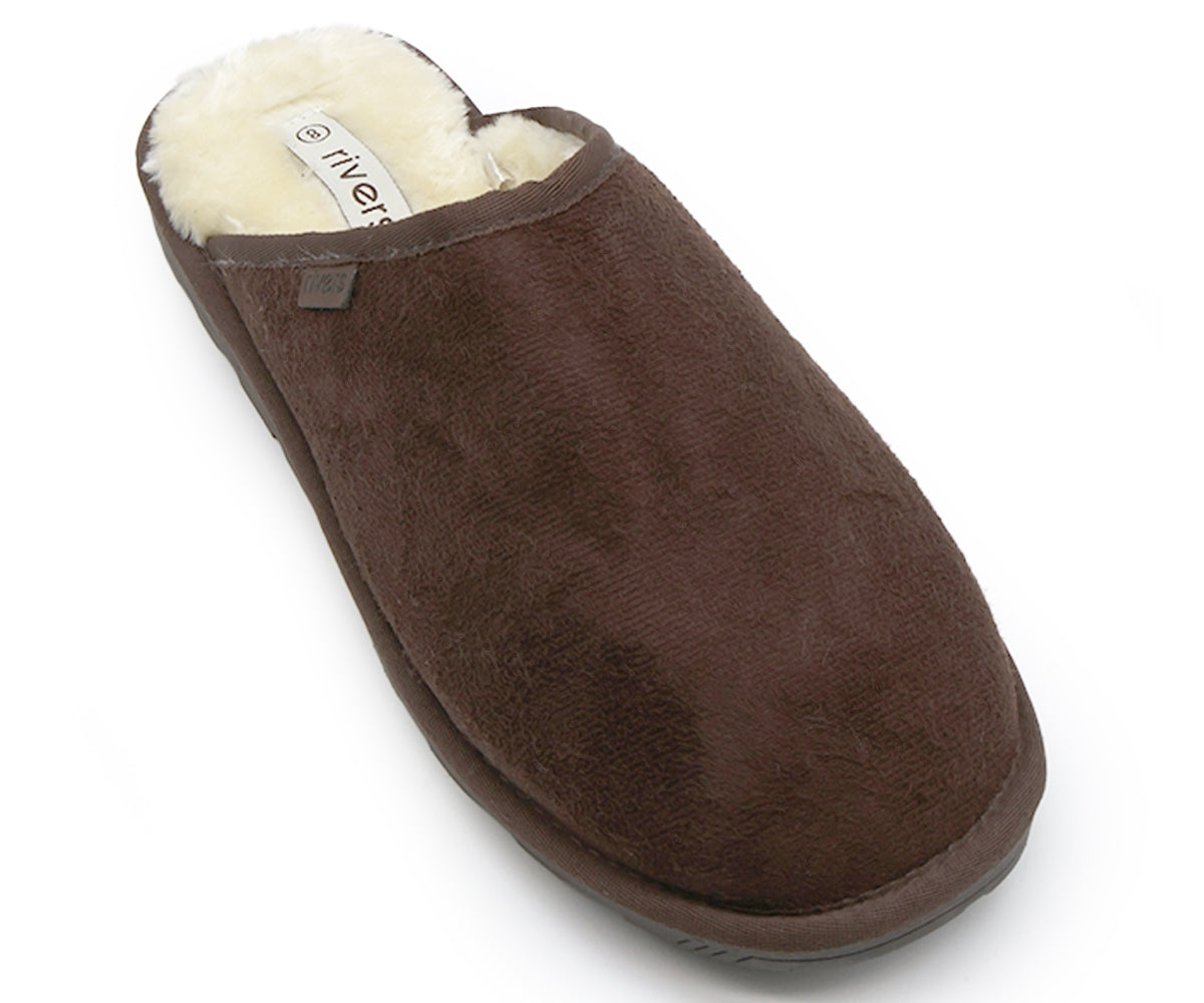 wooly brown slipper