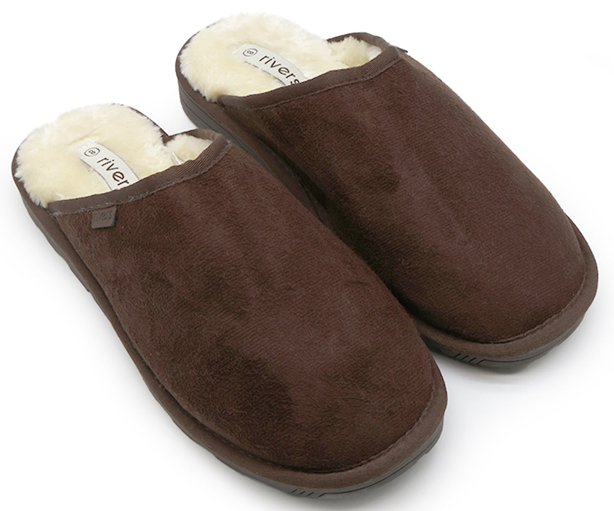 wooly brown slipper