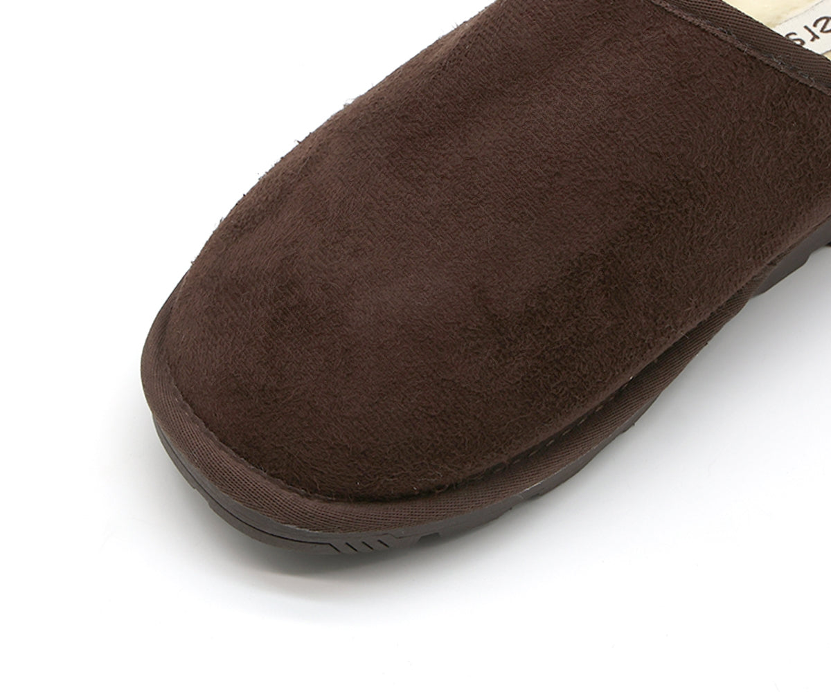 wooly brown slipper