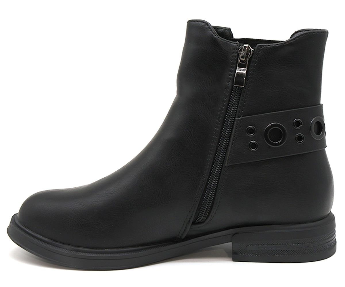 eyelet ankle boot