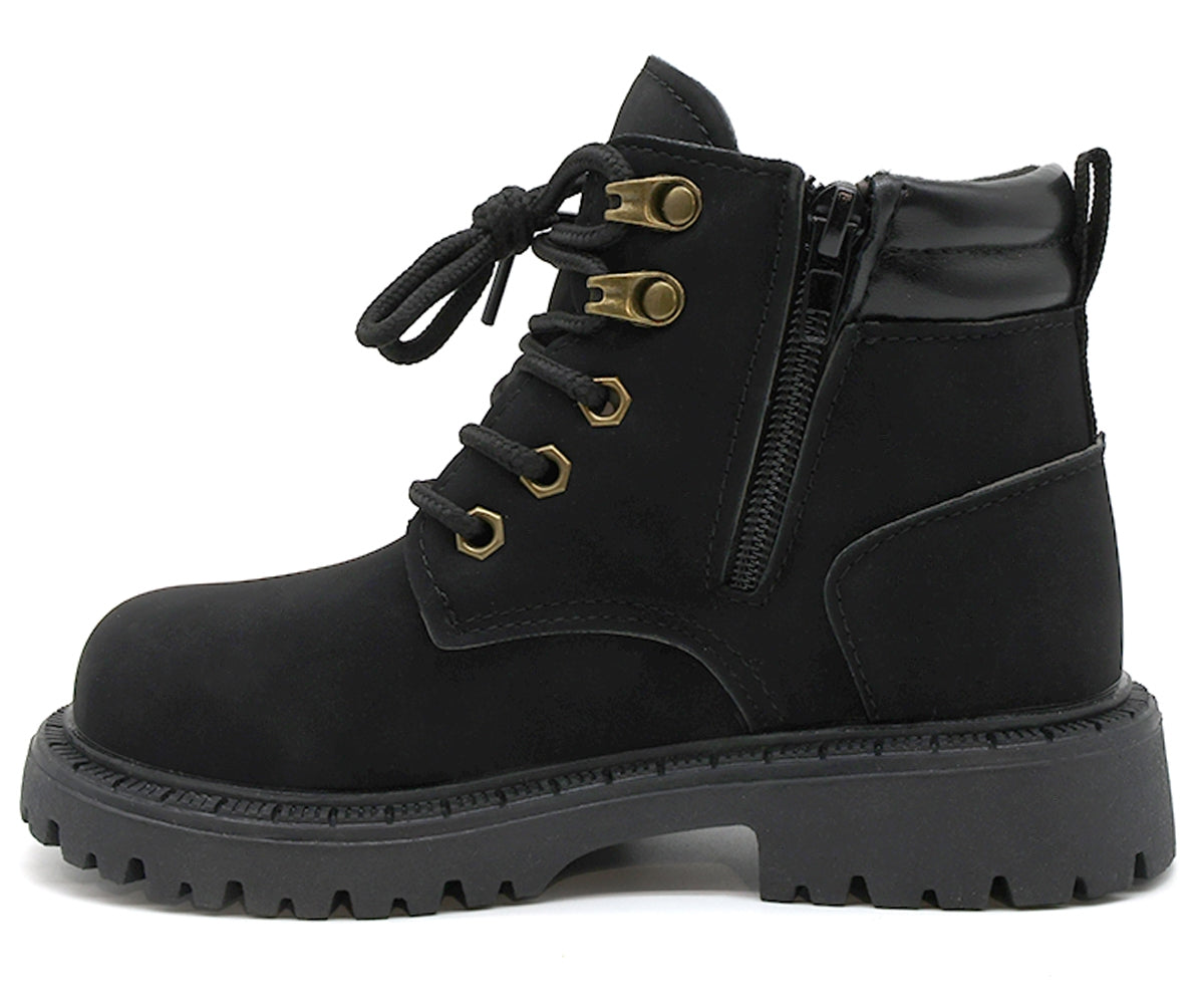 black nubuck ranger boots