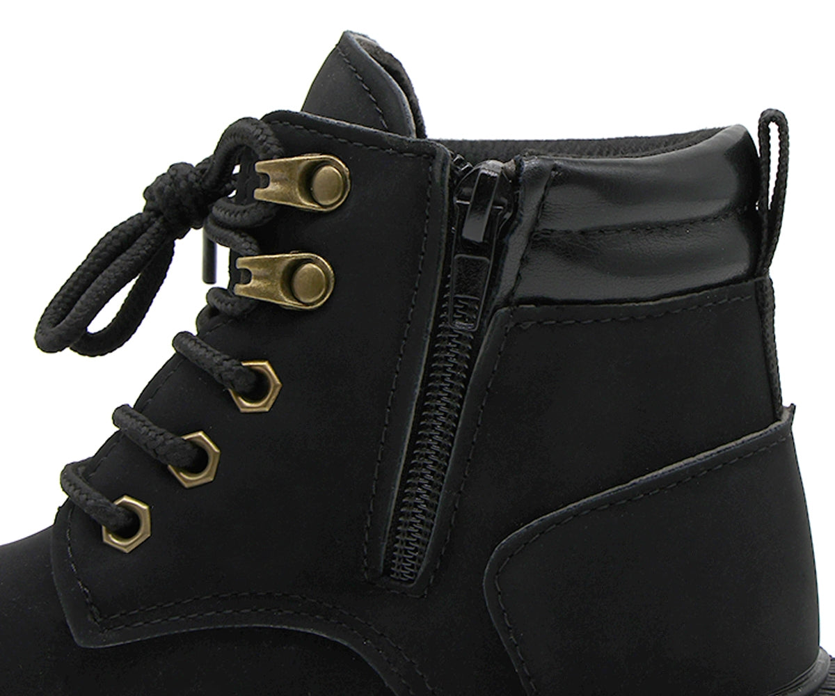 black nubuck ranger boots