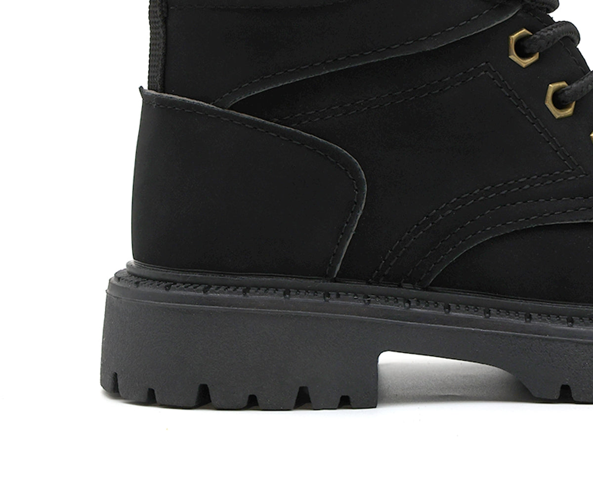 black nubuck ranger boots
