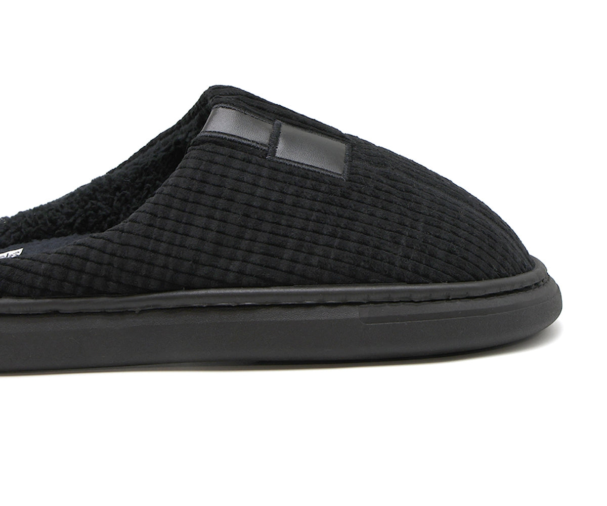 black striped house slipper