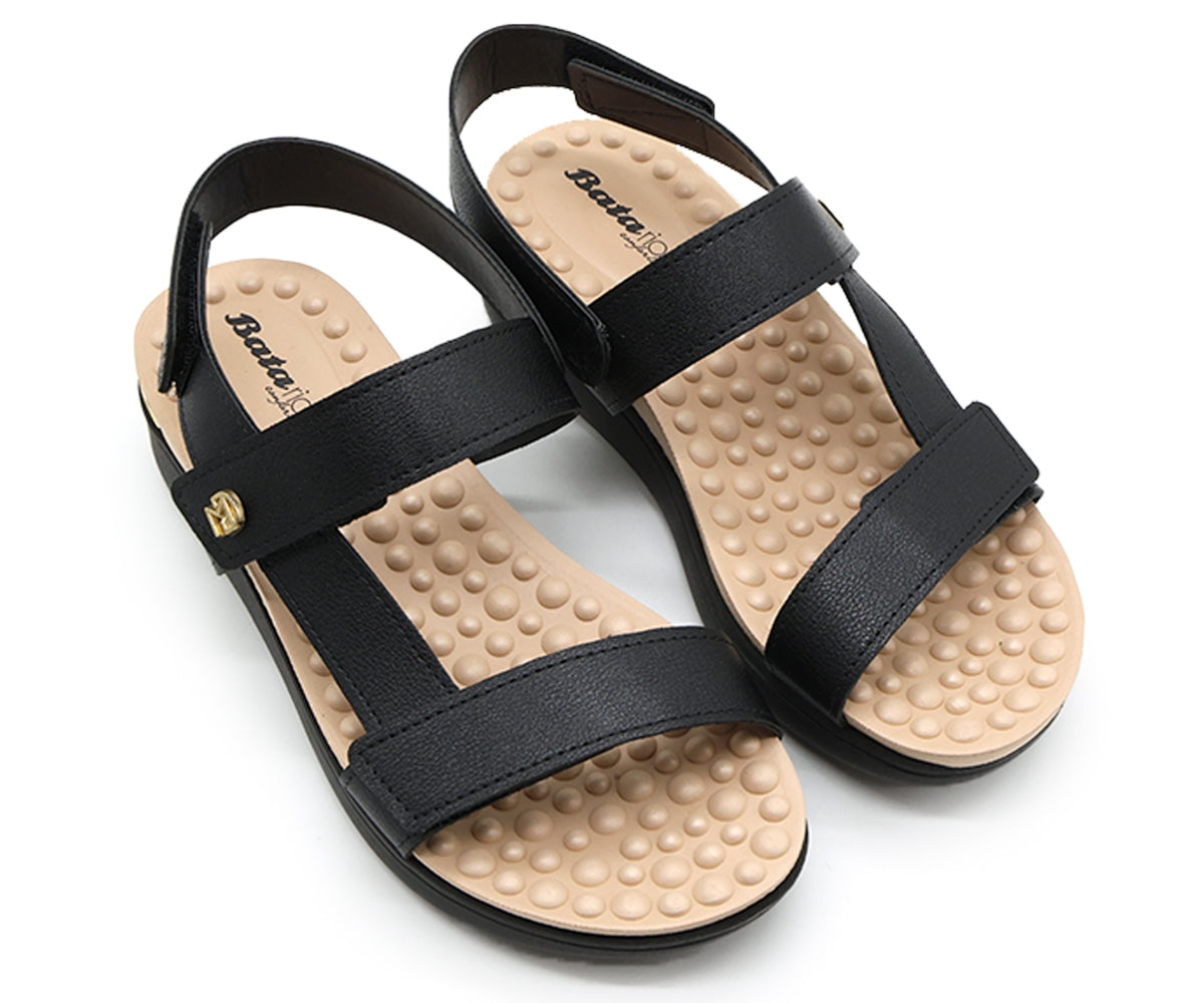 br reflex tech black velcro sandals