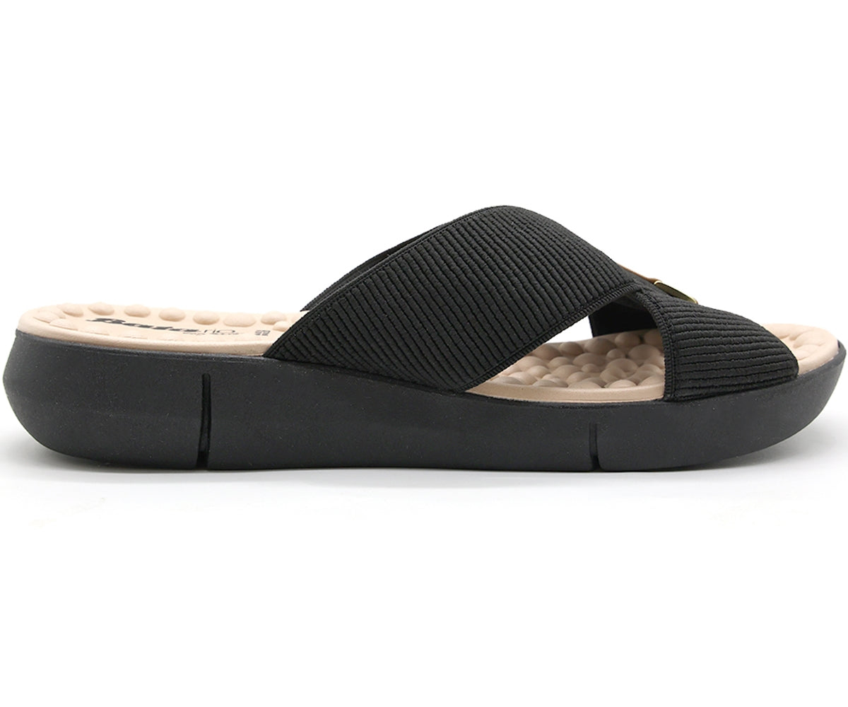 br reflex tech black knit slides