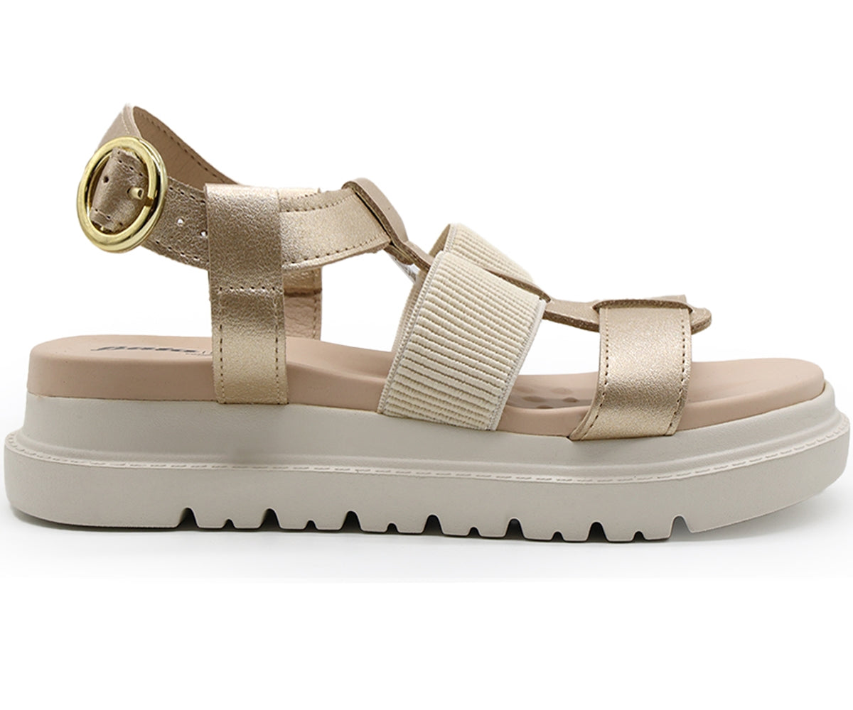 br gold gladiator sandal