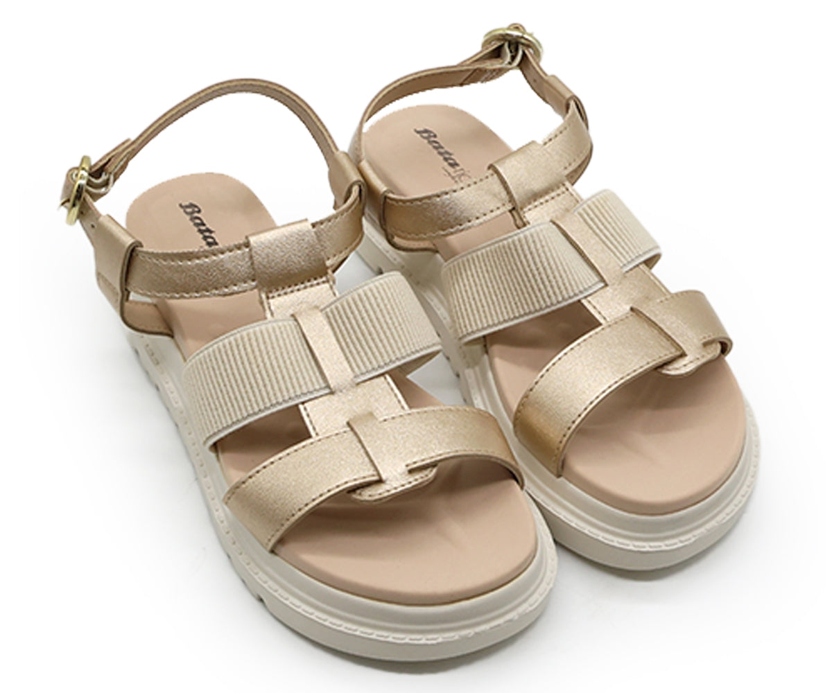 br gold gladiator sandal