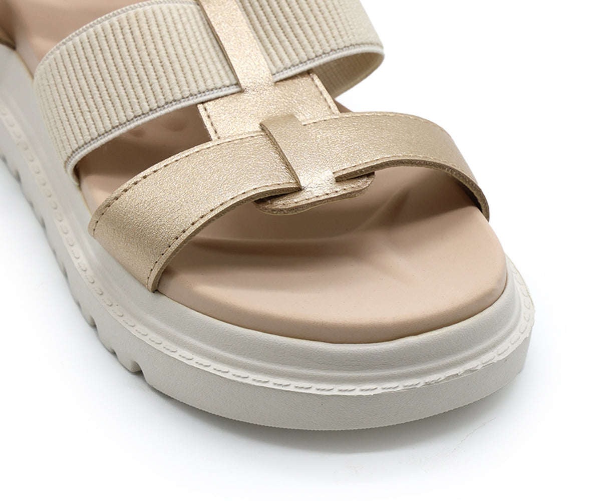 br gold gladiator sandal