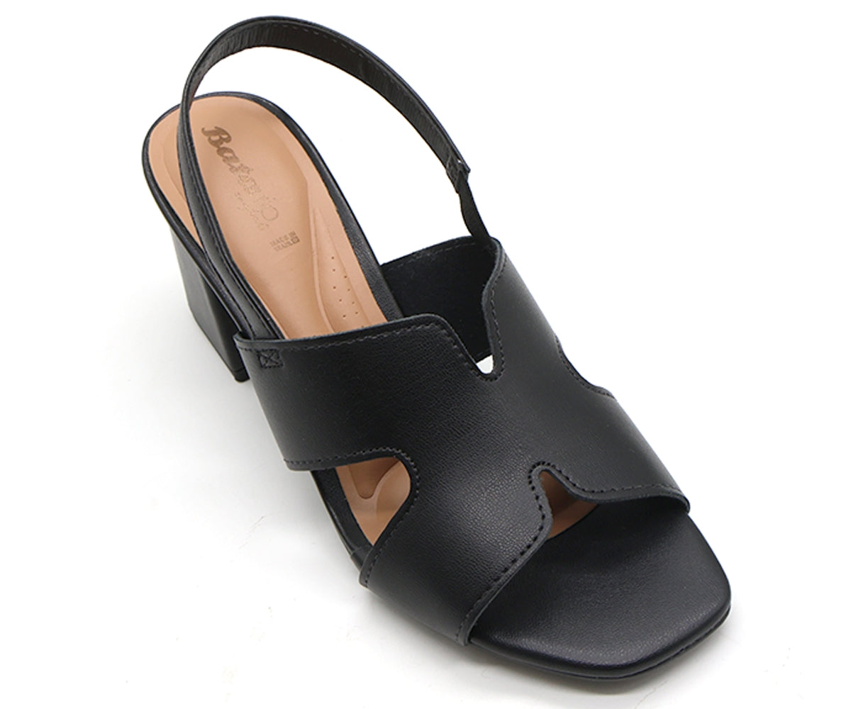 BR Black Cutout Sandal