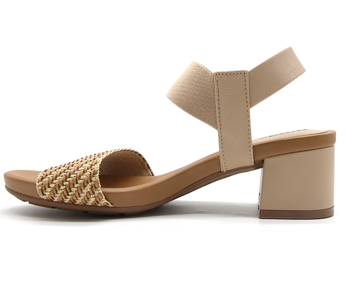 br beige woven sandal