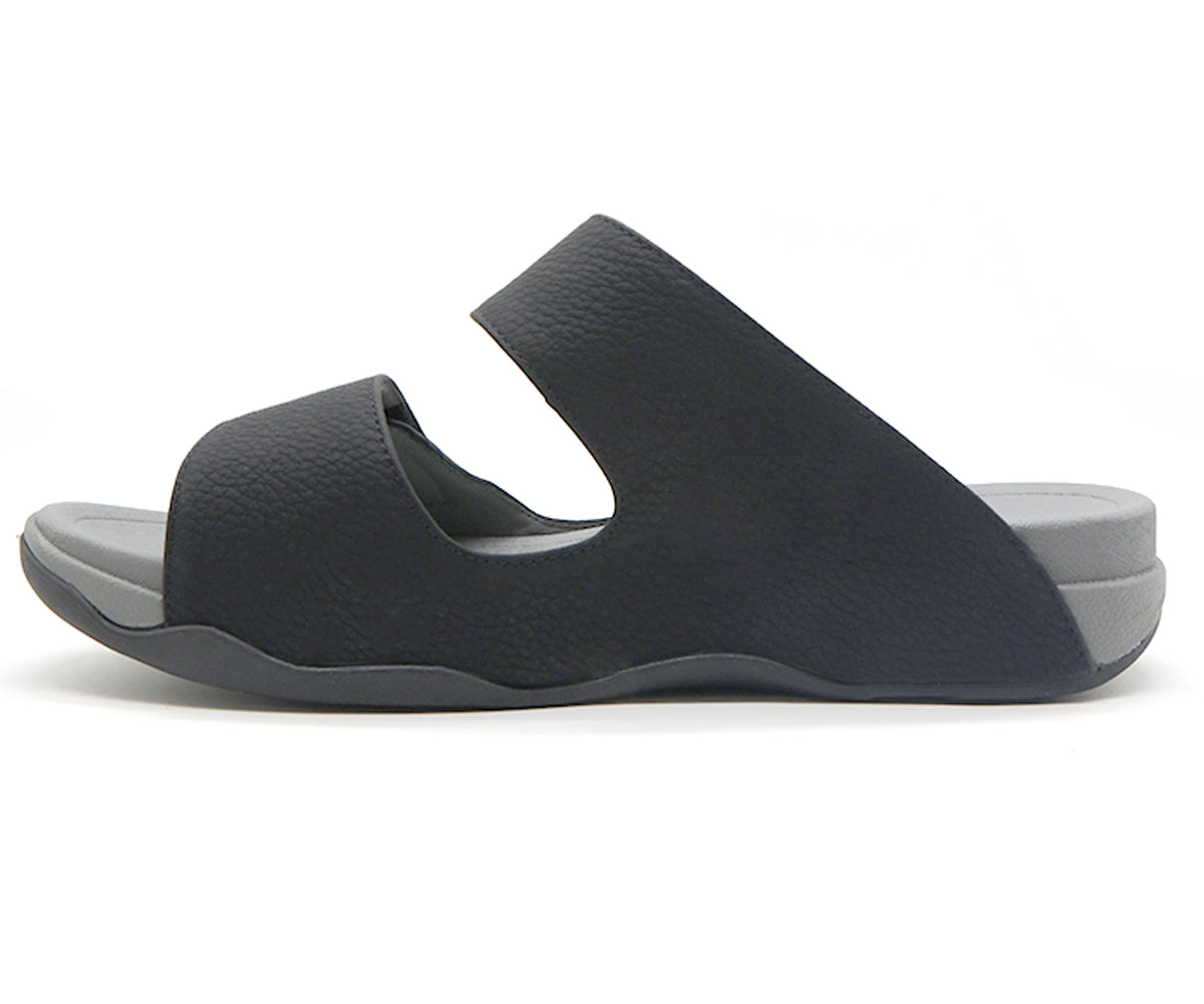black urban velcro slides