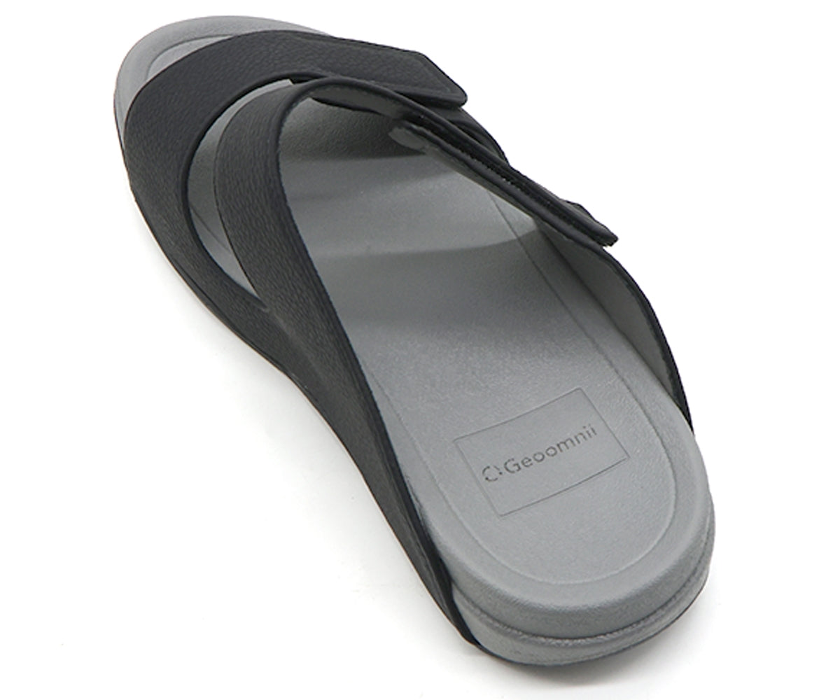 black urban velcro slides